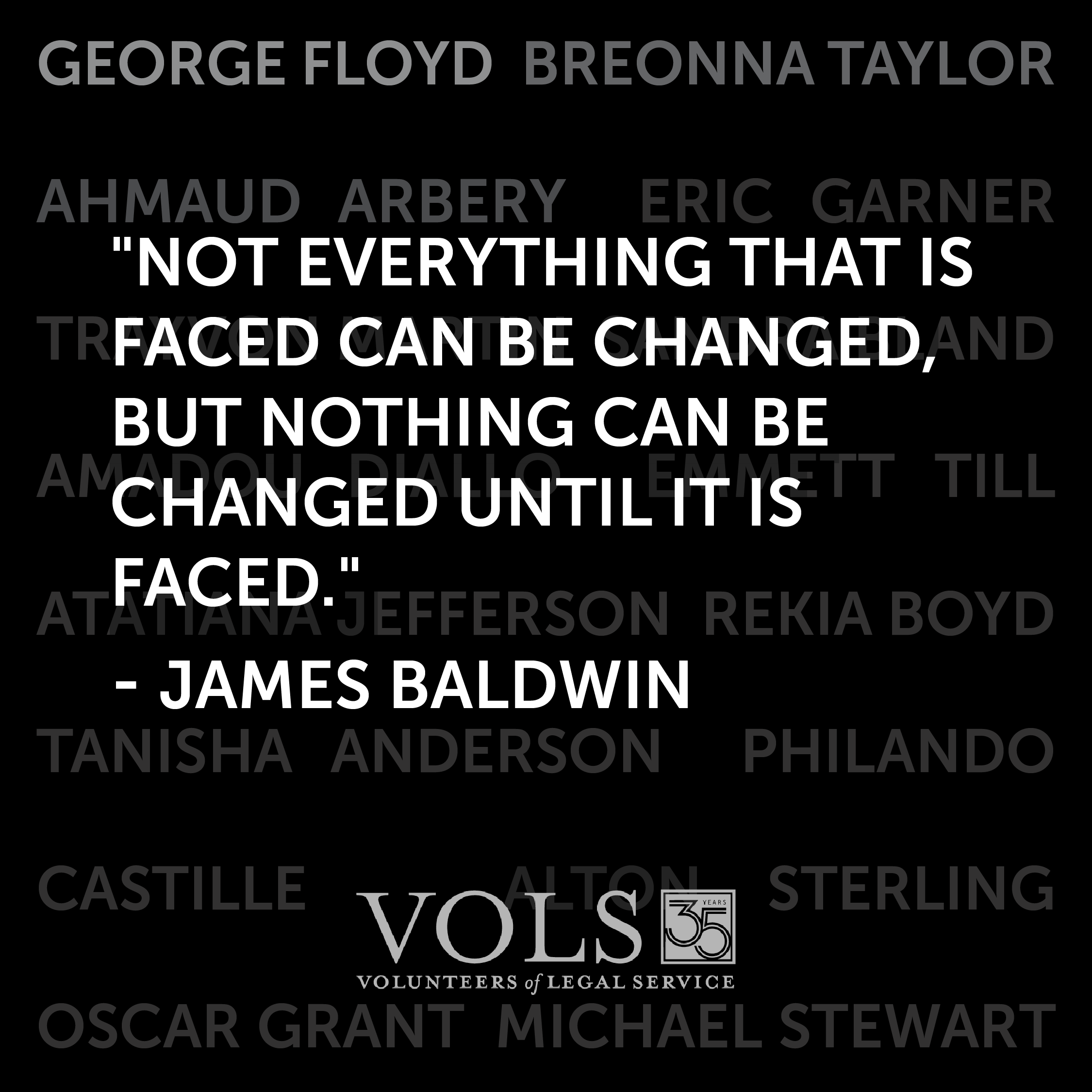 Nothing can be changed until it is faced - James Baldwin