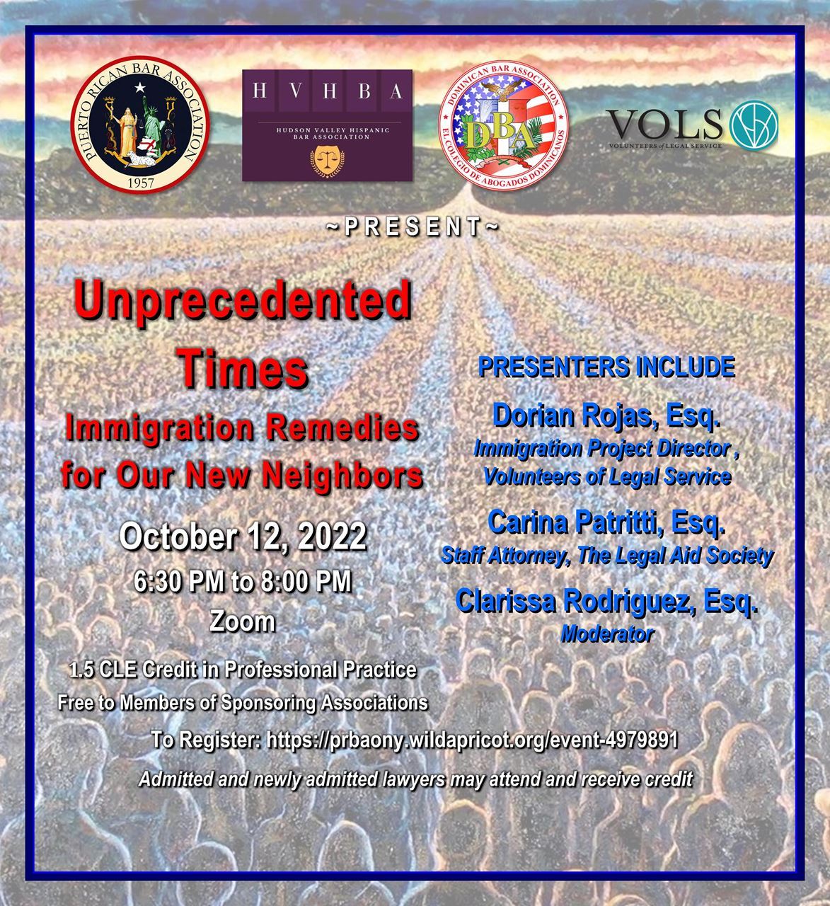Join VOLS’ Immigration Project Director for Unprecedented Times ...
